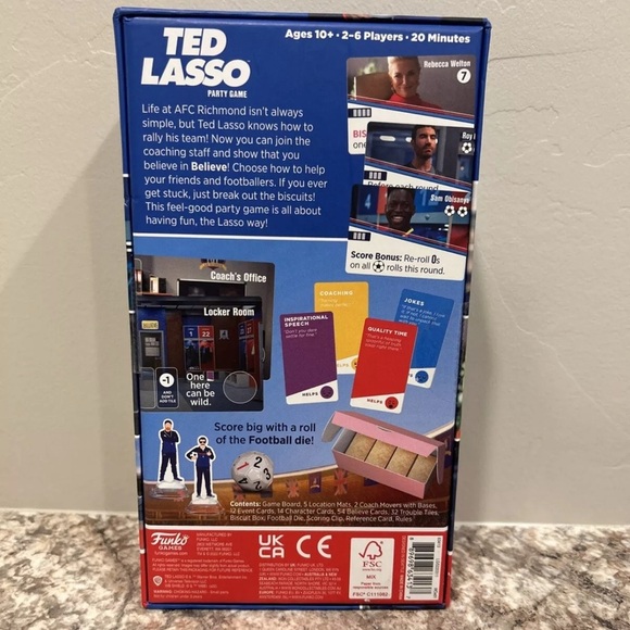 Ted Lasso Party Game I Believe In Believe Friends Family Game Night New/Sealed - Picture 2 of 6